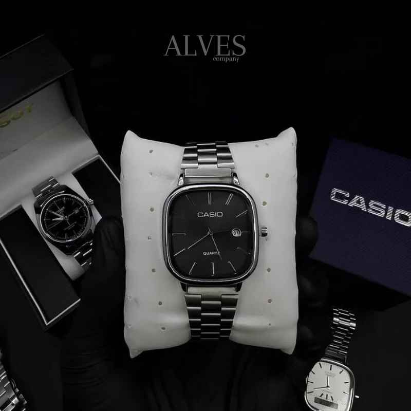 Casio Vintage Luxury Supreme I Pulseira Ajustável + Caixa Exclusiva 54% OFF